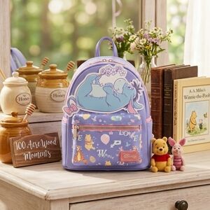 Disney Lavender Eeyore Mini Backpack with Pastel Accents